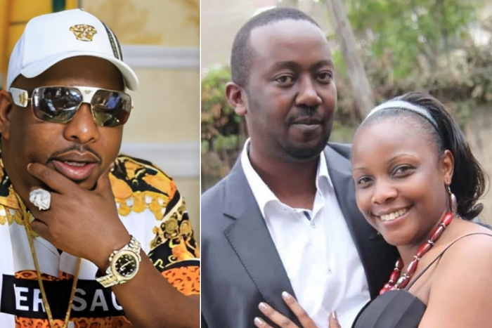 From left: Mike Sonko Andrew Kibe & his ex-wife