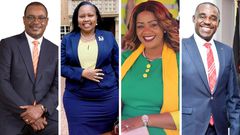 Evans Kidero, Millicent Omanga, Cate Waruguru and Cleophas Malala