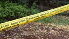File image of a crime scene cordoned off by the police