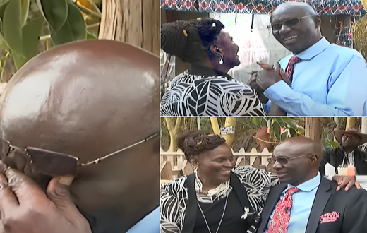 Citizen TV presenter Fred Machoka unable to hold his tears on his 70th birthday celebrations