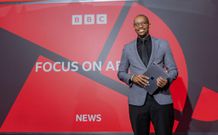 Waihiga Mwaura at BBC studio