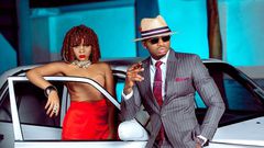 Tanzanian singers Diamond Platnumz and Zuchu