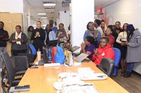 Radio Africa Staff at Caroline Mutoko's farewell ceremony at Radio Africa