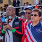 CS Moses Kuria speaking during the launch of the Moses Kuria Football Tournament in Meru County