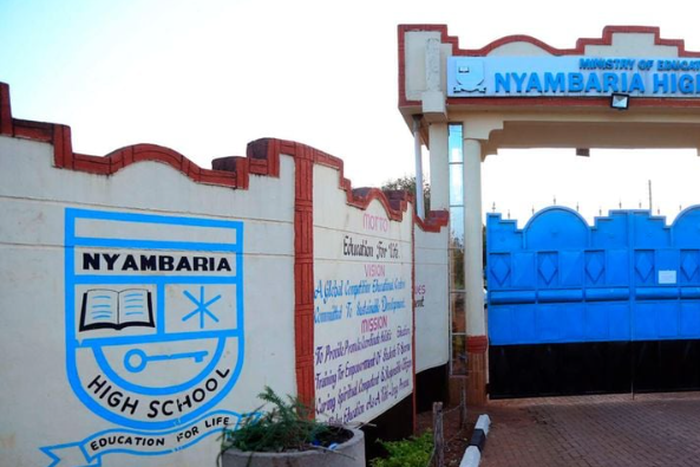 Nyambaria High School gate