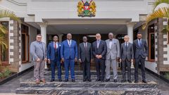Deputy President Rigathi Gachagua with investors from Hewani Energy (Kenya), Seriti Green (South Africa) and Eurus Energy (Japan)