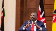 President William Ruto during a media roundtable on June 30, 2024