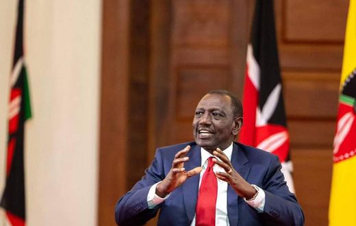 President William Ruto during a media roundtable on June 30, 2024