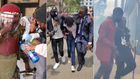 Kenyans helping each other during the anti-finance bill protests