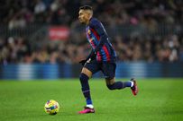 Raphael Dias Belloli Raphinha of FC Barcelona during the La Liga match between FC Barcelona and Getafe CF played at Spotify Camp on January 22, 2023.