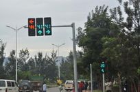 Traffic lights in Nairobi, Kenya