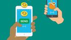 An illustration of mobile money transfer