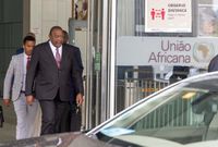 Uhuru Kenyatta in Addis Ababa on April 23, 2023