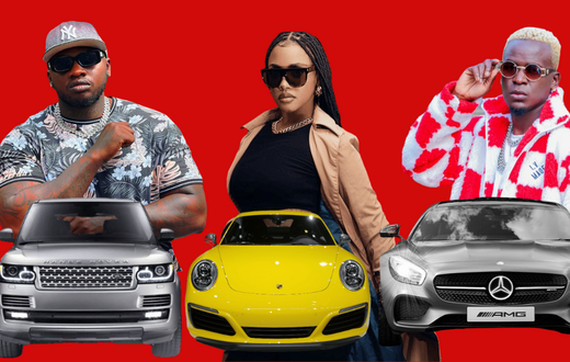 From left: Khaligraph Jones, Tanasha Donna and Willy Paul