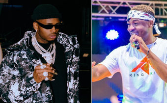 Diamond (left) and Ali Kiba