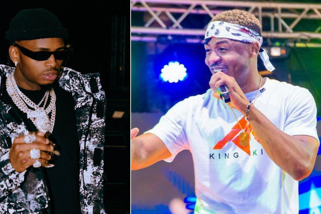 Diamond (left) and Ali Kiba