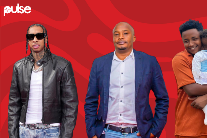 Rapper Tyga, Jaguar and Thee Pluto