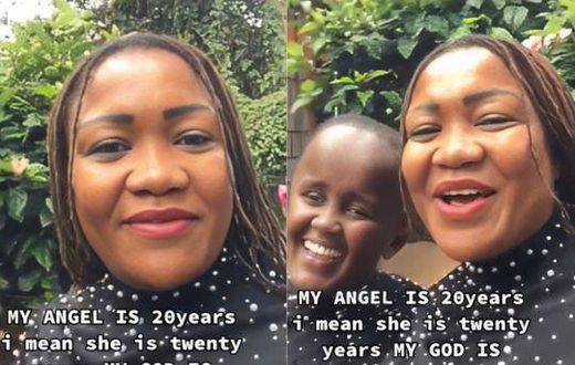Anne Ngugi and Angel celebrating the latter's birthday