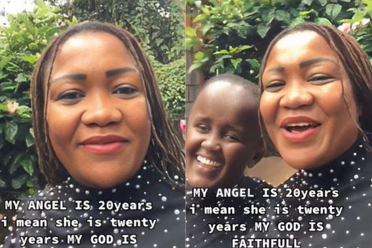 Anne Ngugi and Angel celebrating the latter's birthday