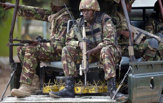 KDF Soldiers on patrol
