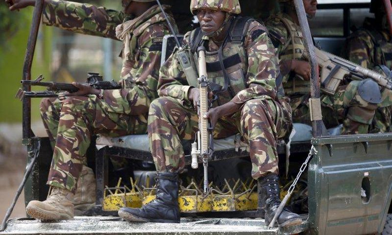 KDF Soldiers on patrol