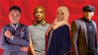 From left: Sammy Kioko, Mammito Eunice, Nasra Yusuf and Comedian YY