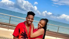 Eric Omondi and his girlfriend Lynn