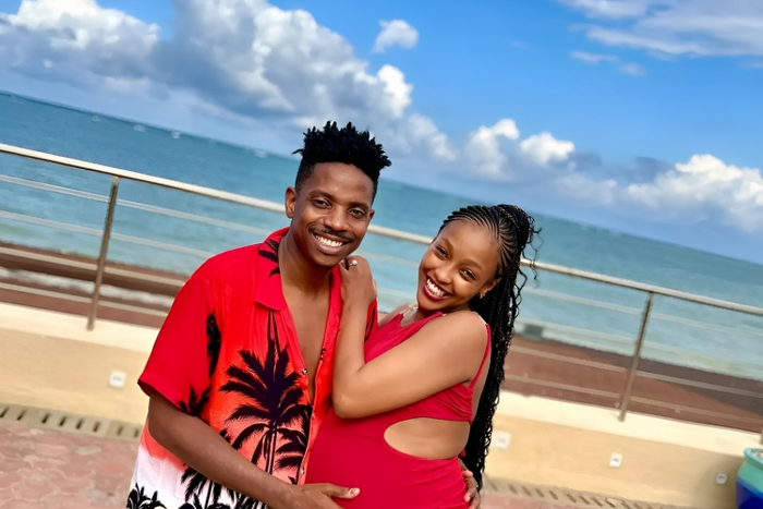 Eric Omondi and his girlfriend Lynn