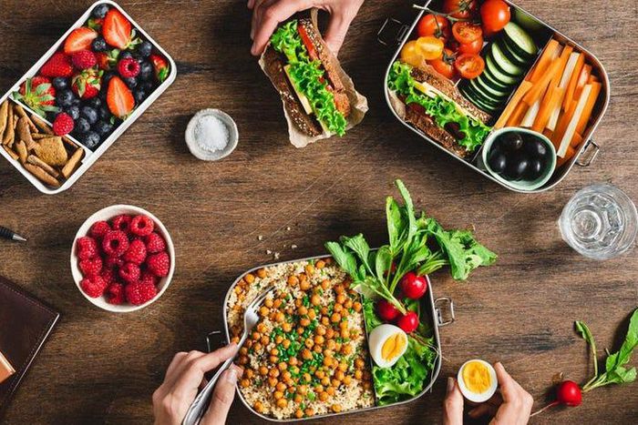 Healthy lunches for work