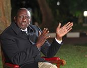 President William Ruto during an interview at Sagana State Lodge on August 6, 2023