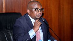 Housing PS Charles Hinga speaking during a past session in Parliament