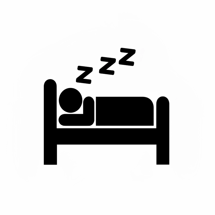 Illustration of a person sleeping