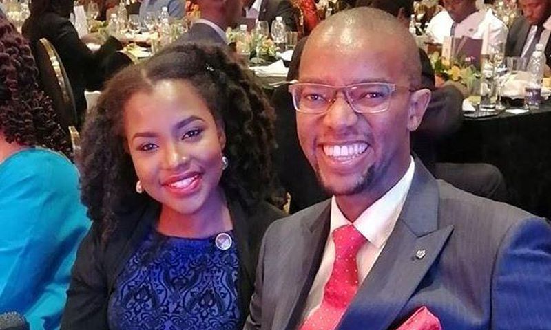 Celebrity couple Waihiga Mwaura and Joyce Omondi