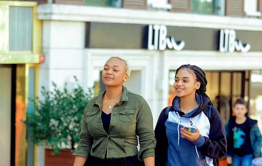 Tanzania actress Fridah Kajala with her daughter Paula Kajala