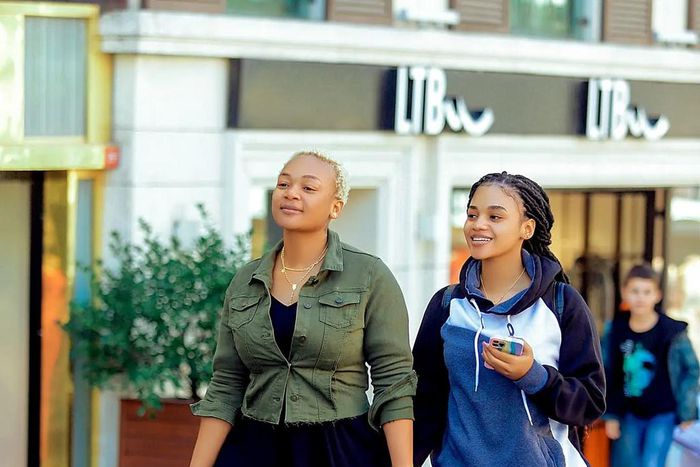 Tanzania actress Fridah Kajala with her daughter Paula Kajala