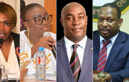 Karen Nyamu, Gloria Orwoba, Enock Wambua, Mike Sonko