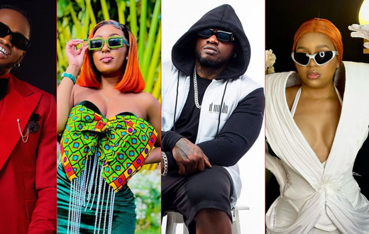 Tanzanian superstar Diamond Platnumz, Kenyan socialite Amber Ray, rapper Khaligraph Jones and singer Nandy