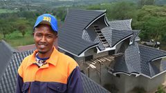 Musa King of Roofing [Photo: Nicholas Kioko]