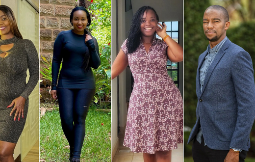 Sanaipei Tande, Sheila Mwanyingha, Yvette Obura and Waihiga Mwaura