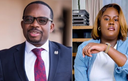 Silas Jakakimba and Winnie Odinga