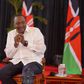President Uhuru Kenyatta during his last interview as head of state where he hosted stations that broadcast in vernacular at State House.