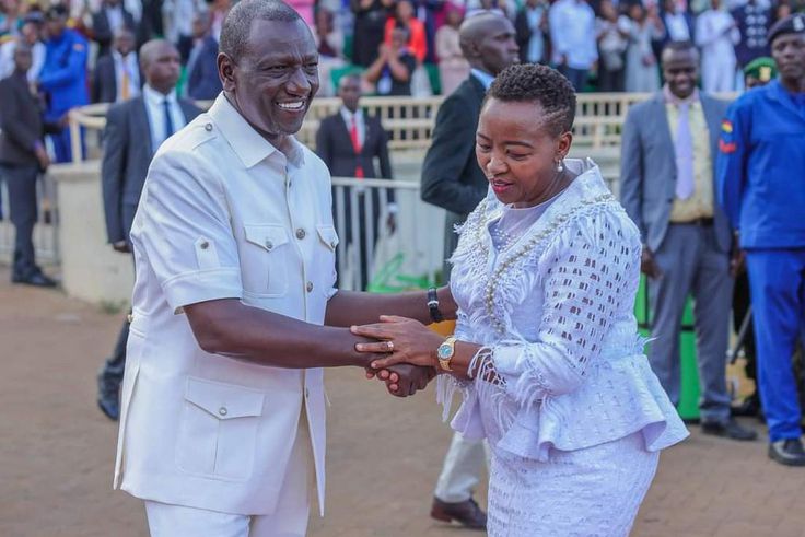 President William Ruto with First Lady Rachel Ruto during a past event
