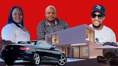 From left: Sarah Kabu, Jalang'o and KRG The Don