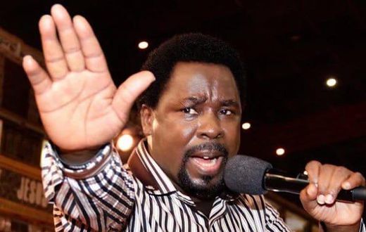 “It will rain till the end of this week to wipe away the Coronavirus” – TB Joshua declares