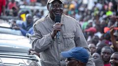 Azimio leader Raila Odinga