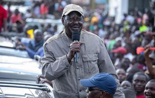 Azimio leader Raila Odinga