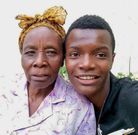 Tyler Mbaya and her late grandmother
