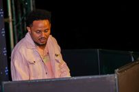 DJ Kalonje on the decks at Marine Park Resort, Chuka, during the ChromeConsumer Experience event, which saw rapper Maandy officially unveiledas brand partner for the Kenya Breweries Limited (KBL) spirits brand,Chrome.