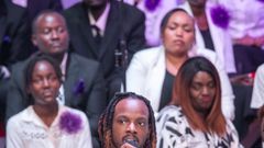 The late Bishop Allan Kiuna's son Jeremy Kiuna