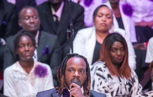 The late Bishop Allan Kiuna's son Jeremy Kiuna